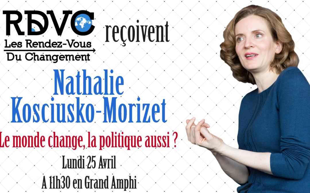 Nathalie Kosciusko-Morizet : Le monde change, la politique aussi ?